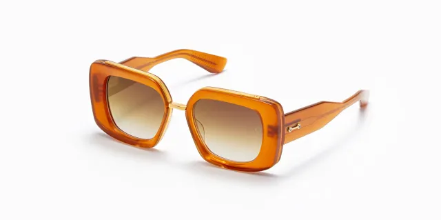 Akoni Etere Virgo Sonnenbrille Cloudy Orange Acetat