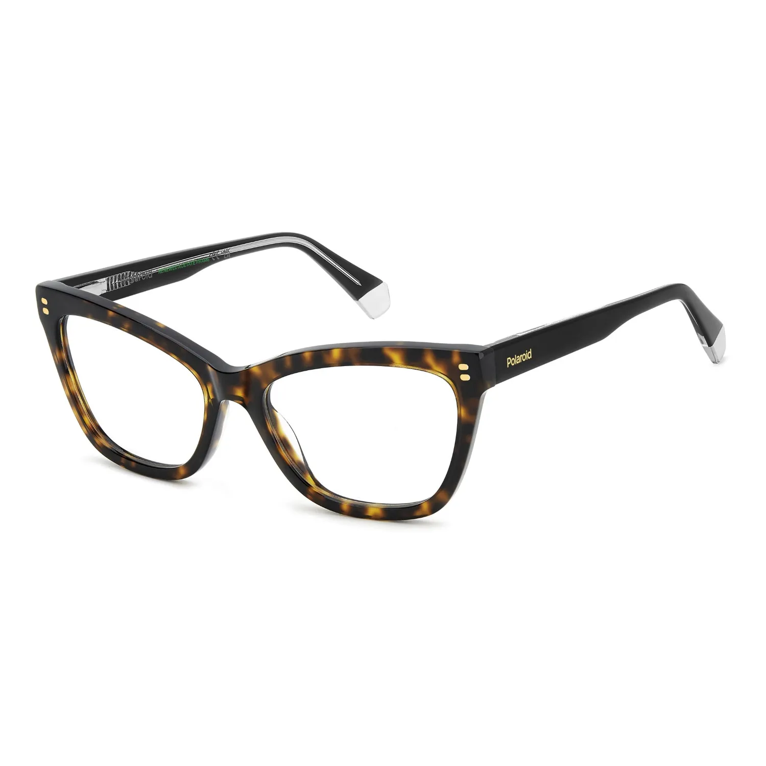 Polaroid PLD D557 Damenbrille Havana Cat-Eye Acetat
