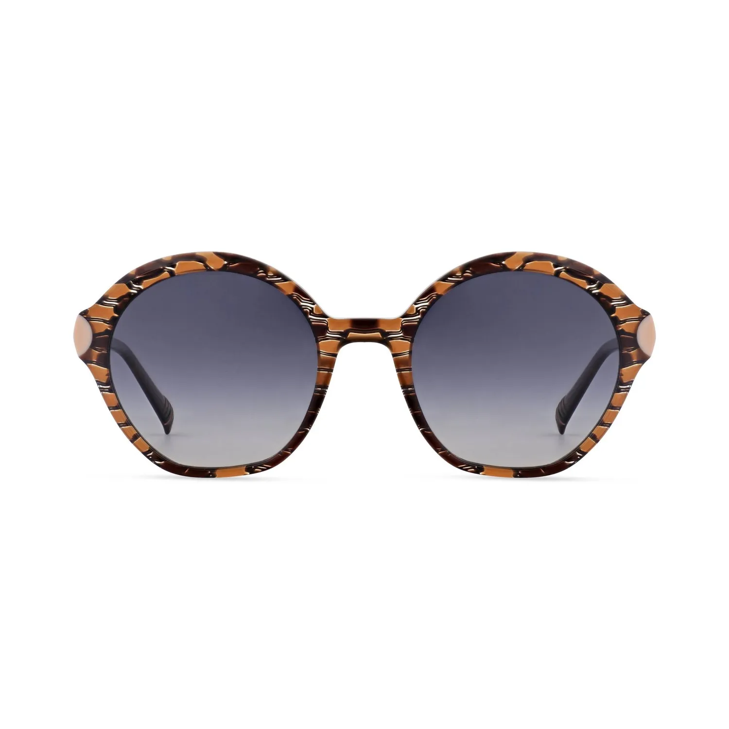 Morel Naxos 1 Sonnenbrille rund Damen Acetat