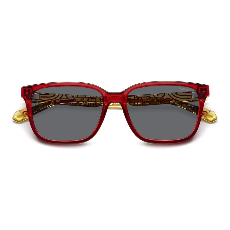 Polaroid PLD 8063/S Kinder-Sonnenbrille Blau Gelb polarisiert