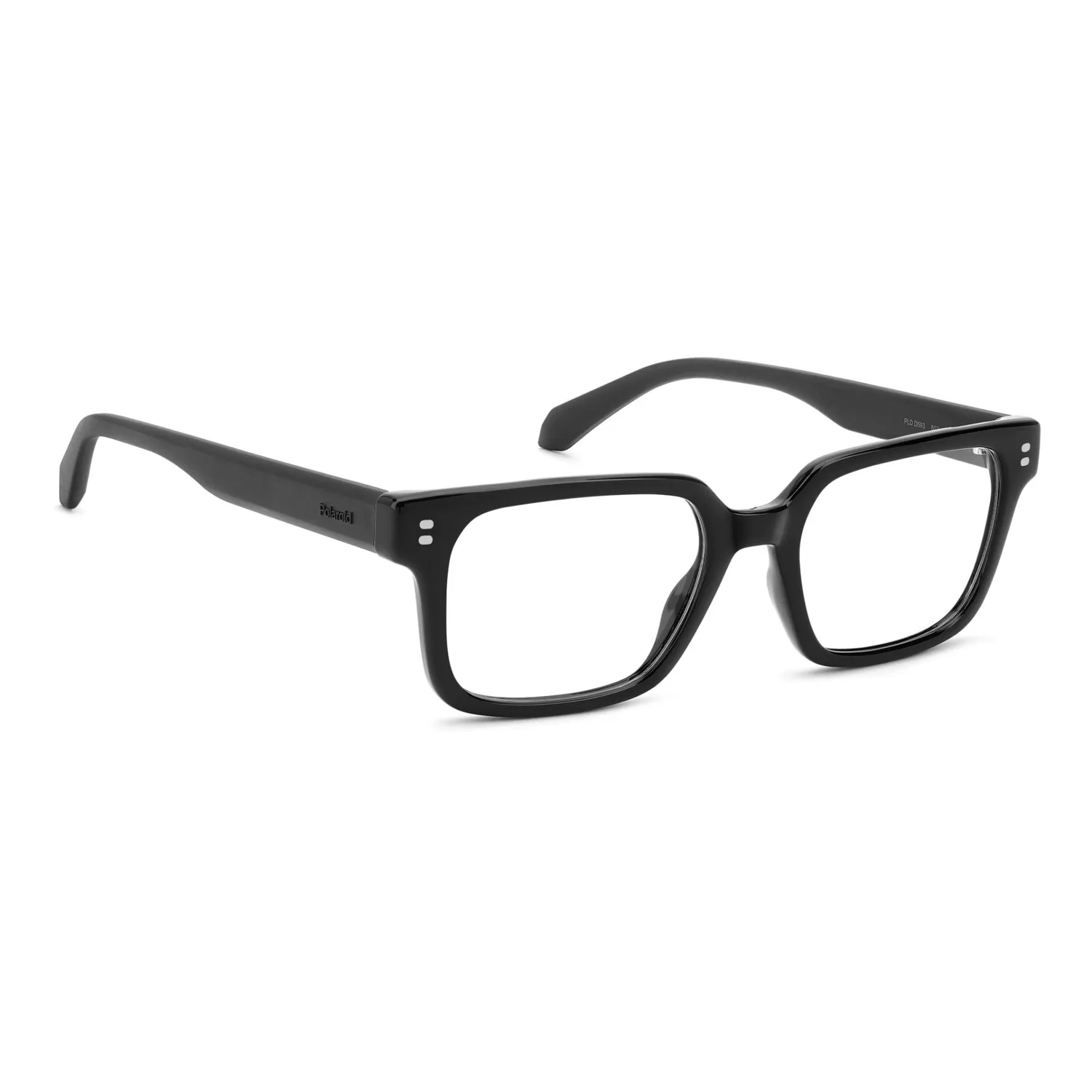 Polaroid PLD D593 Brille Schwarz eckig 52-19-145