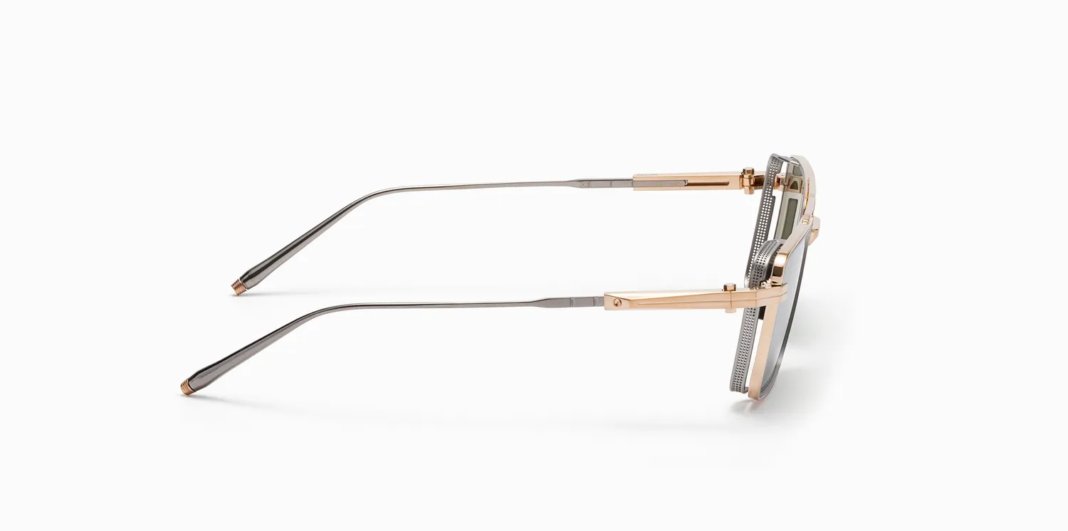 Akoni Optima Sprint-A Sonnenbrille Brushed White Gold