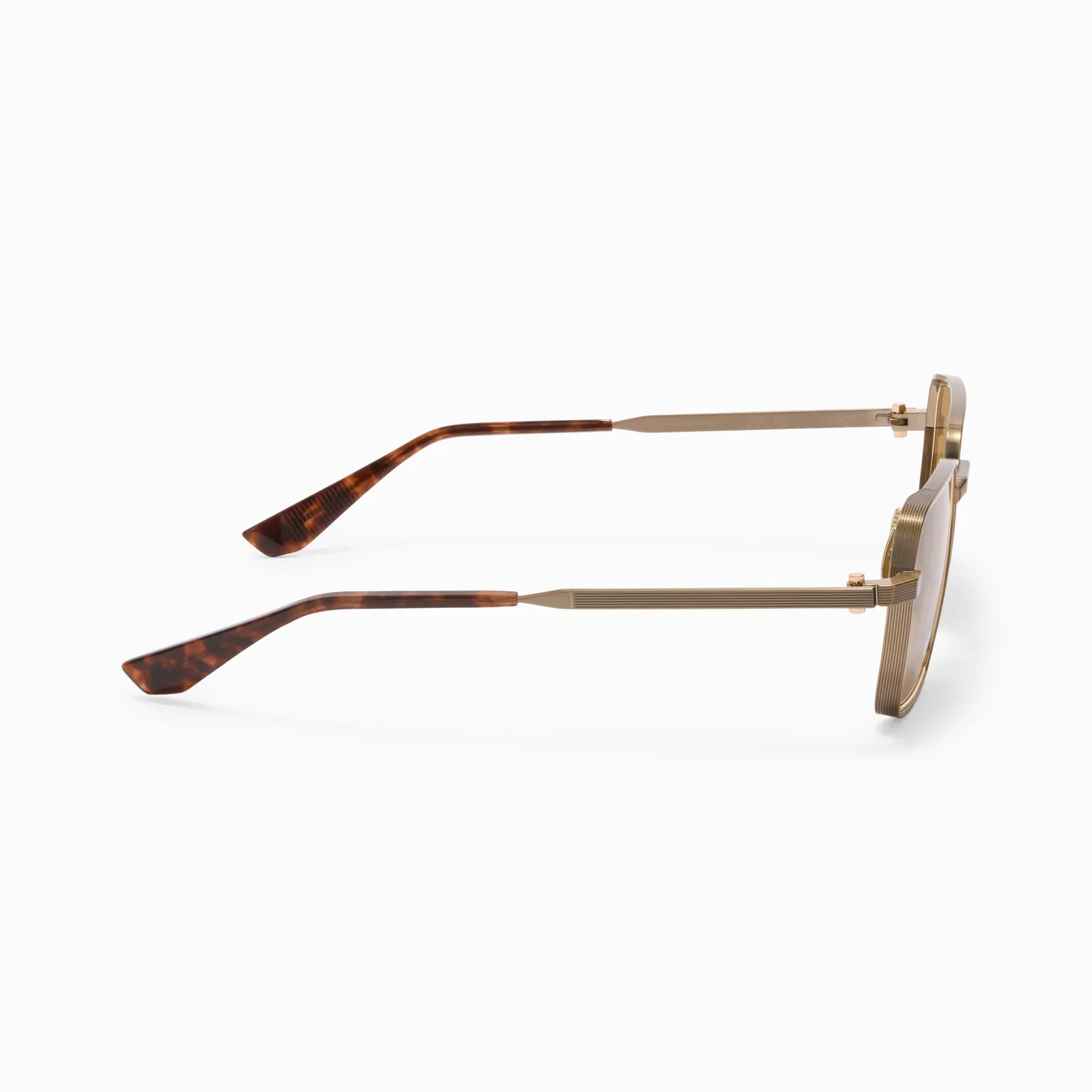 Akoni Optima Giano-Two Sonnenbrille Antique 12k Gold eckig