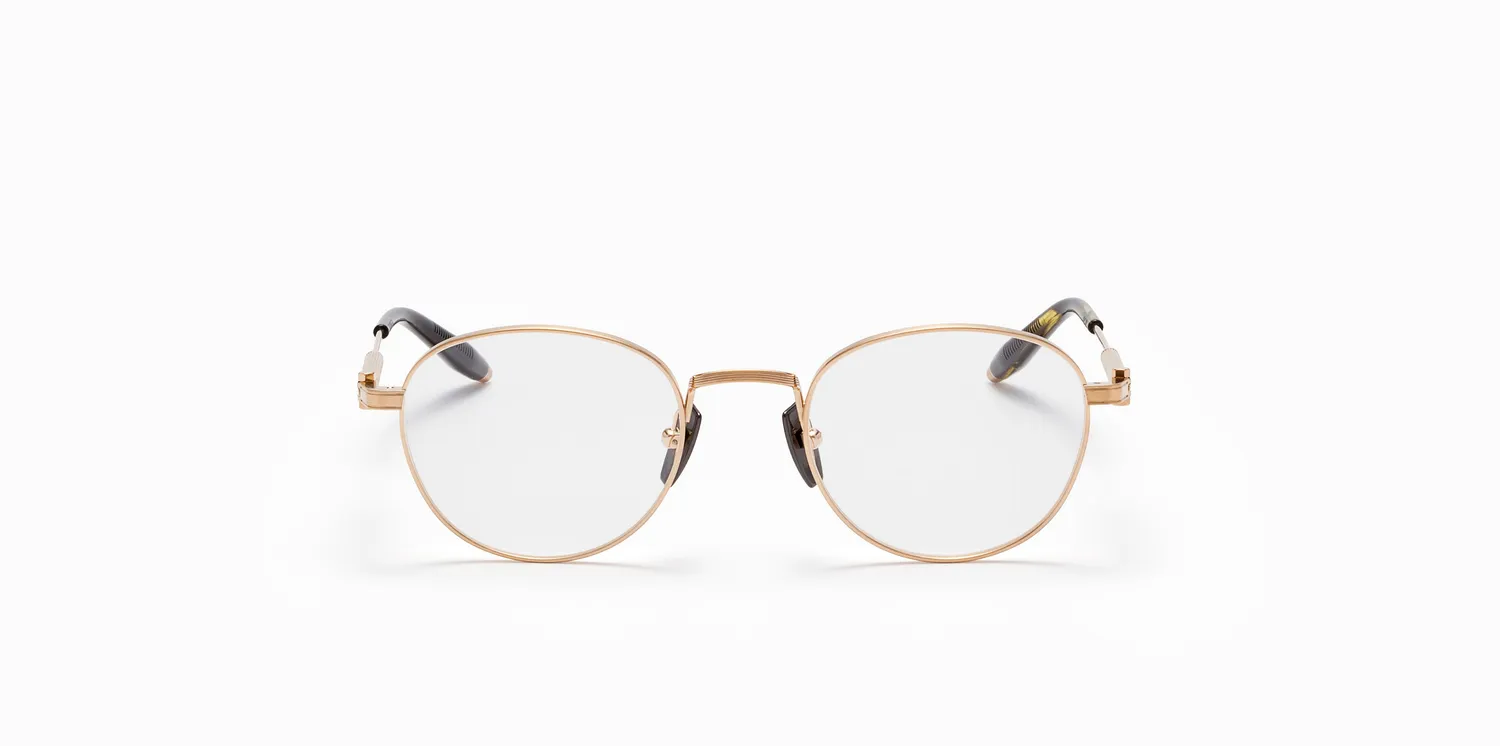 Akoni Pioneer Brille Brushed White Gold