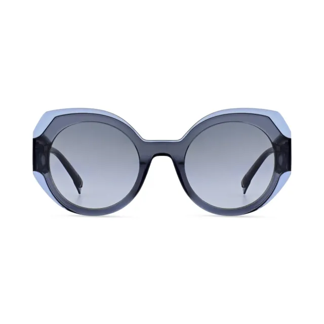 Morel Lanzarote 2 Sun Sonnenbrille Grau Rund 49-21 Acetat