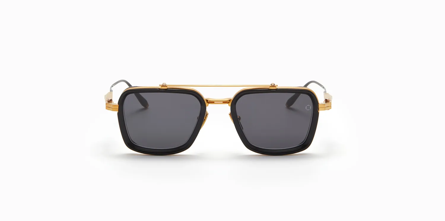 Akoni Optima Solis Sonnenbrille Schwarz Navigator