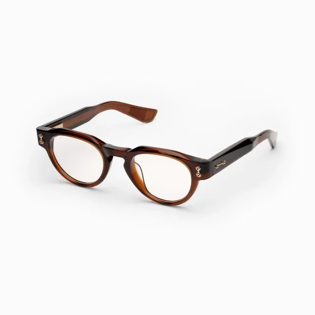 Akoni Etere Andra Brille Crystal Dark Brown Acetat
