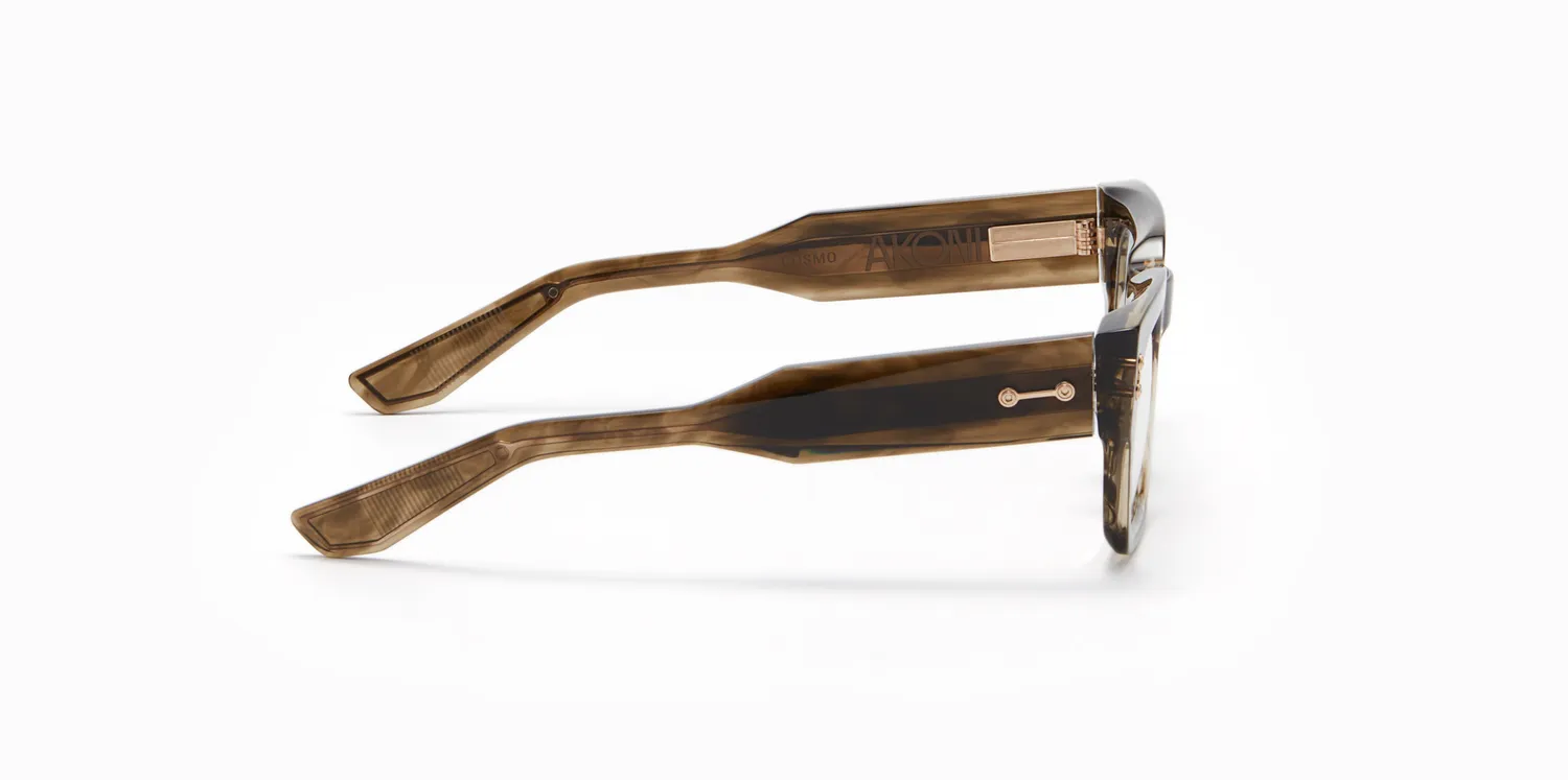 Akoni Optima Cosmo Rx Brille Green Swirl Acetat