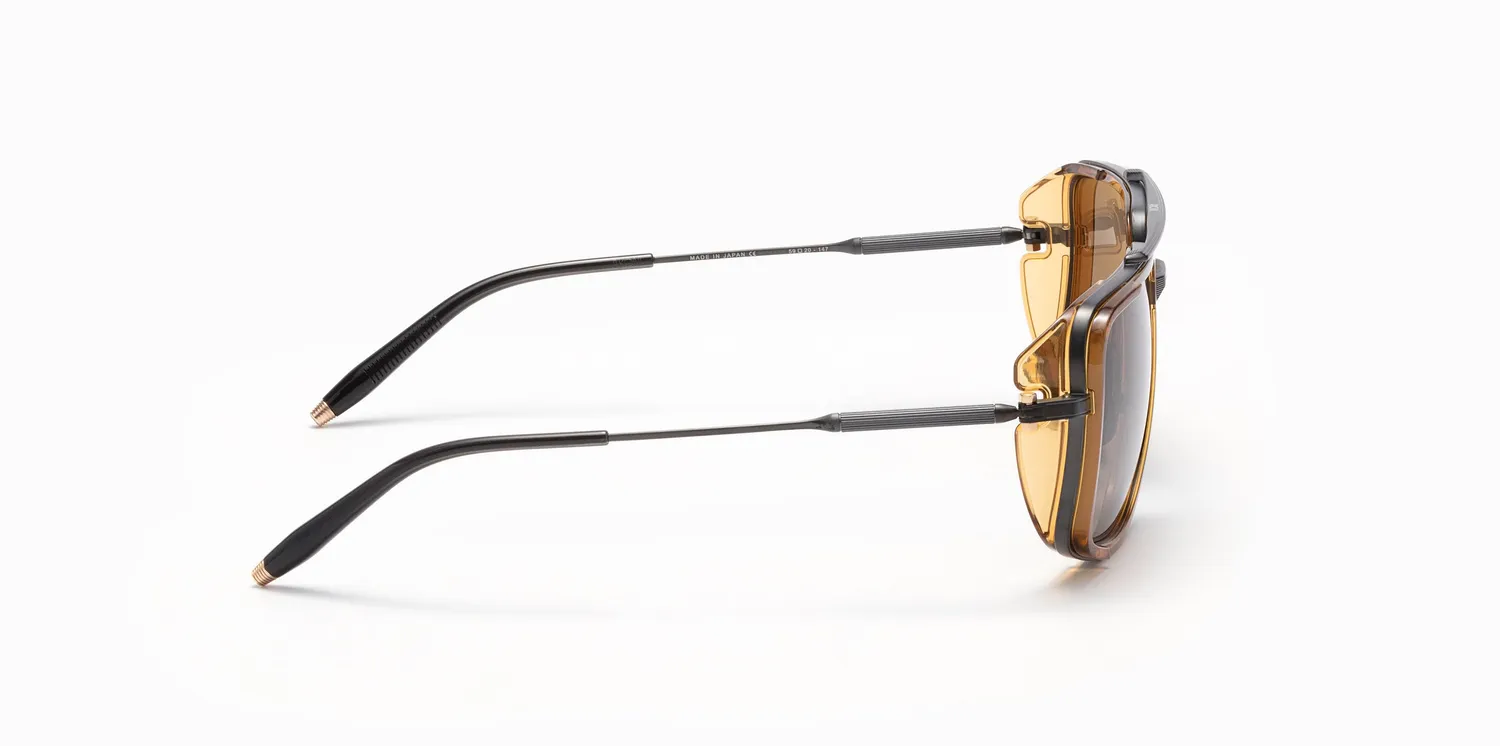 Akoni Stargazer Sonnenbrille Brushed Black Navigator
