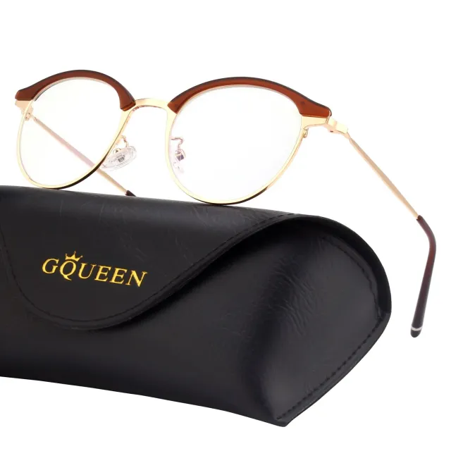 GQUEEN GQ022 Computerbrille halbrandlos transparent