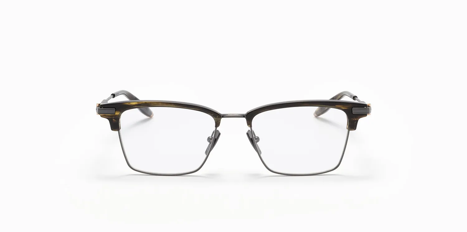 Akoni Galileo 52 Brille Schwarz Browline