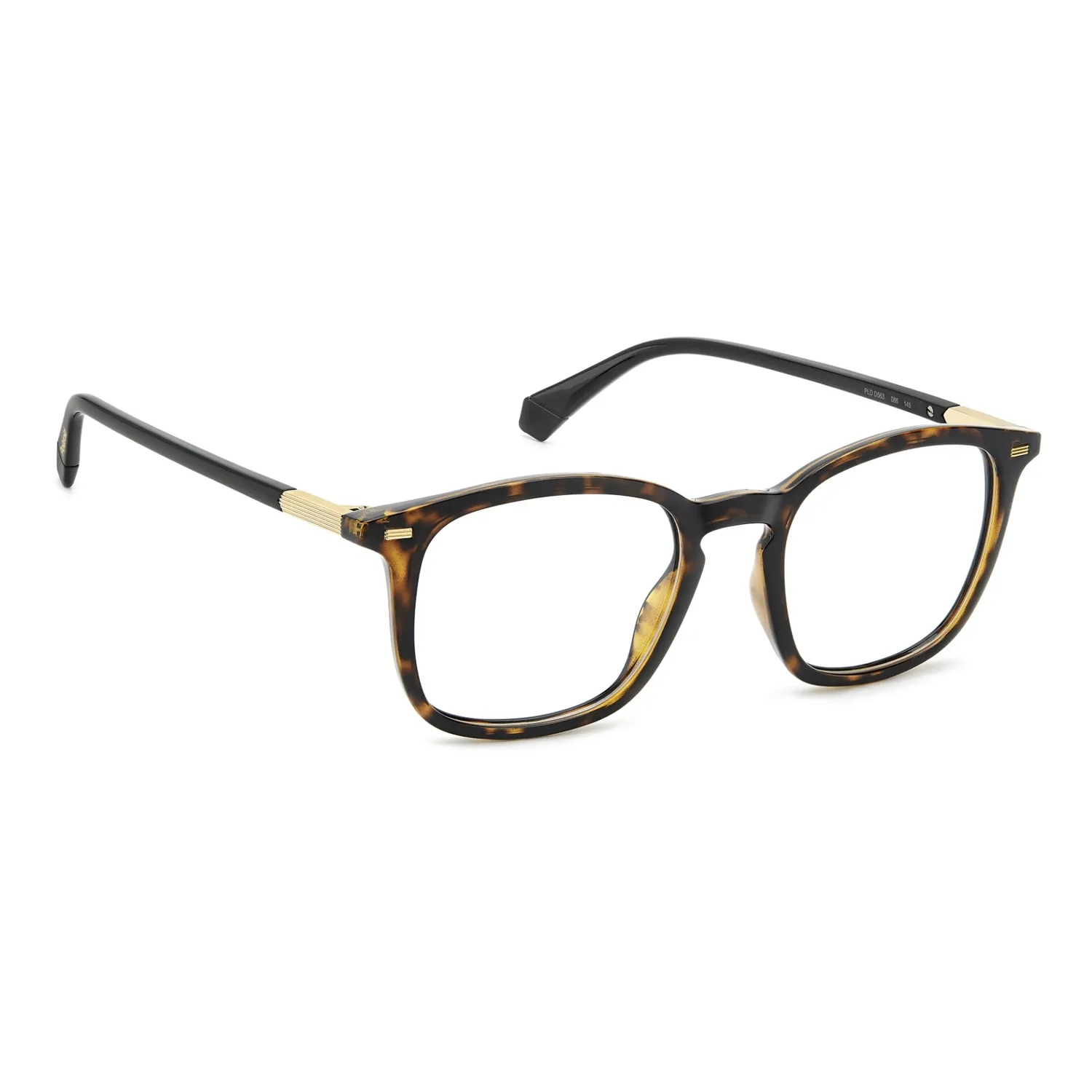 Polaroid PLD D563 Brille Havana Herren rechteckig