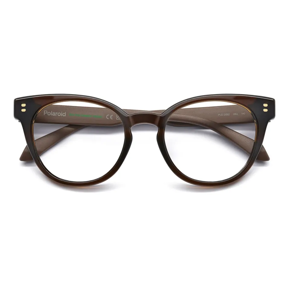 Polaroid PLD D592 Brillenfassung Braun Cat-Eye