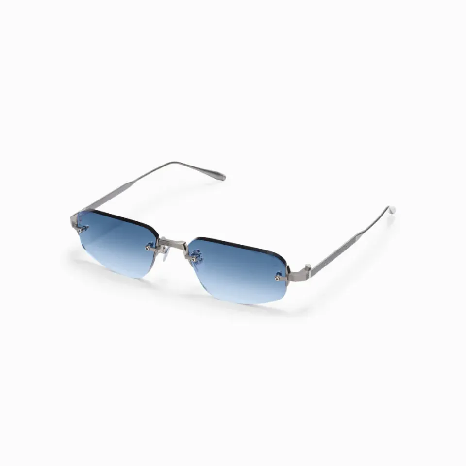 Akoni Delta Juno-Three Sonnenbrille Antique Silver