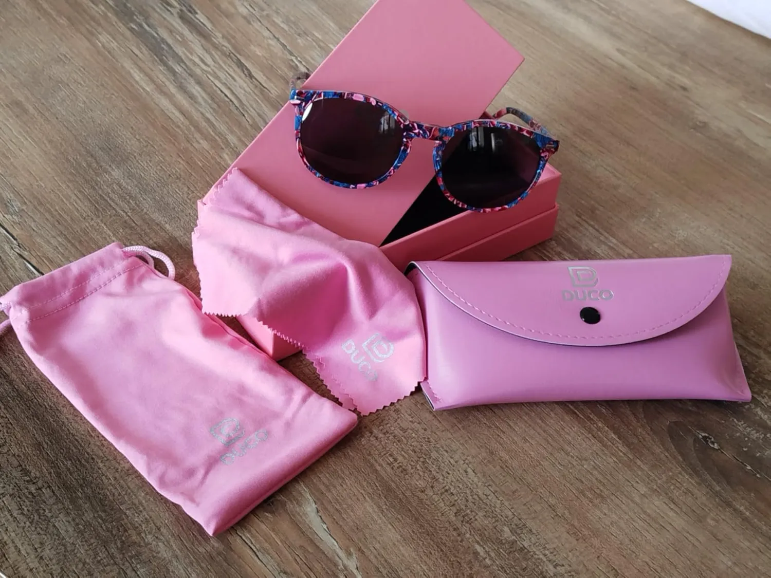 DUCO 1230 Damen Sonnenbrille Schwarz polarisiert