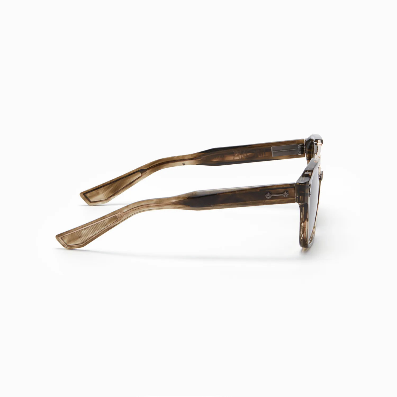 Akoni Delta Discovery Sonnenbrille Green Tortoise Swirl Acetat