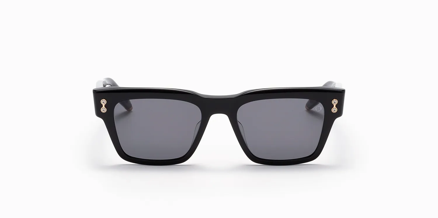 Akoni Etere Columba 54 Sonnenbrille Schwarz Acetat