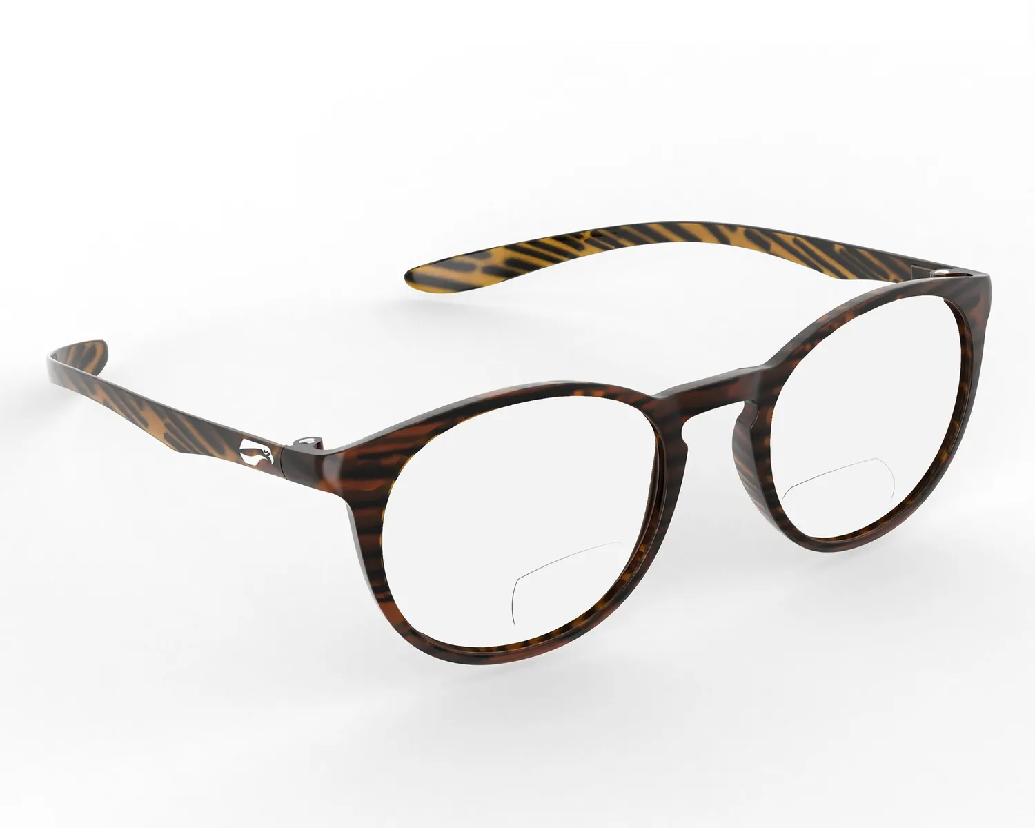 Flying Eyes Ninox Brille Standard matt schwarz klar +2,0 rund