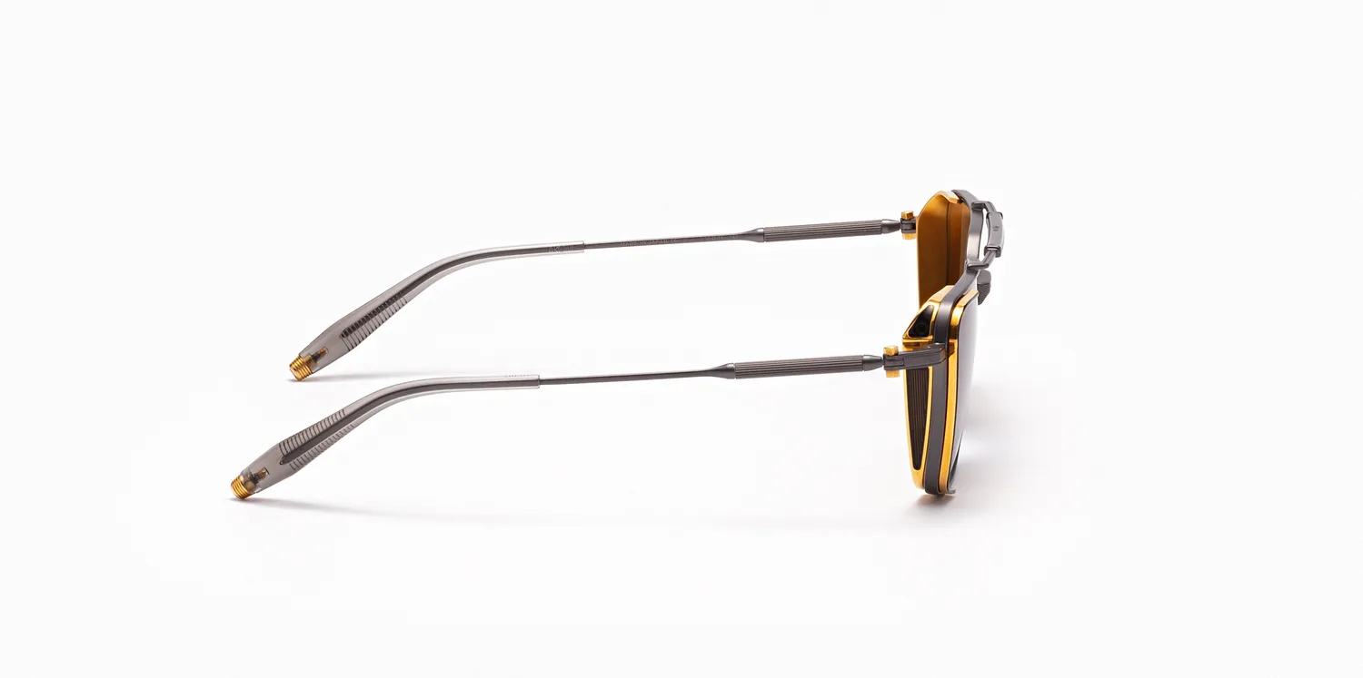 Akoni Etere Hera Sonnenbrille Schwarz 58 Titan