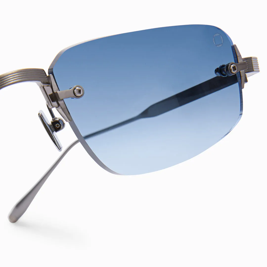 Akoni Delta Juno-Three Sonnenbrille Antique Silver