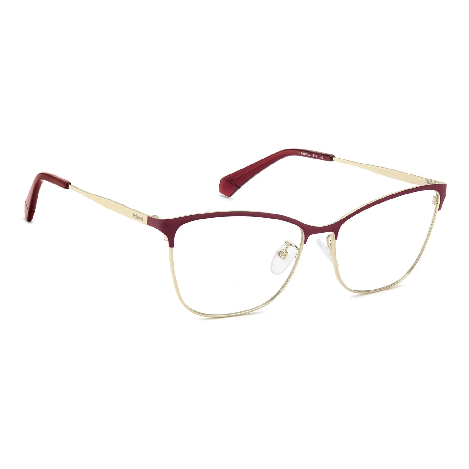 Polaroid PLD D584/G Brille schwarz-gold Cat-Eye