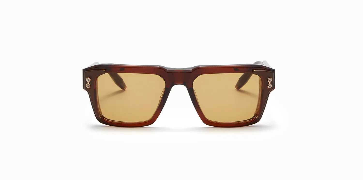 Akoni Optima Hercules Sonnenbrille Braun Oversize
