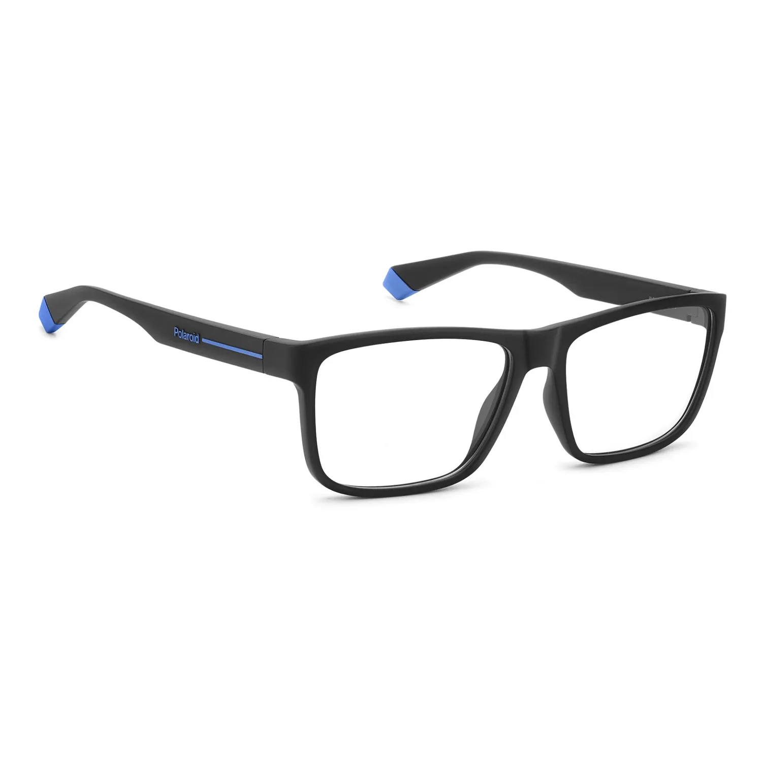 Polaroid PLD D569 Brille Matt-Schwarz-Blau 57-16-140 leicht