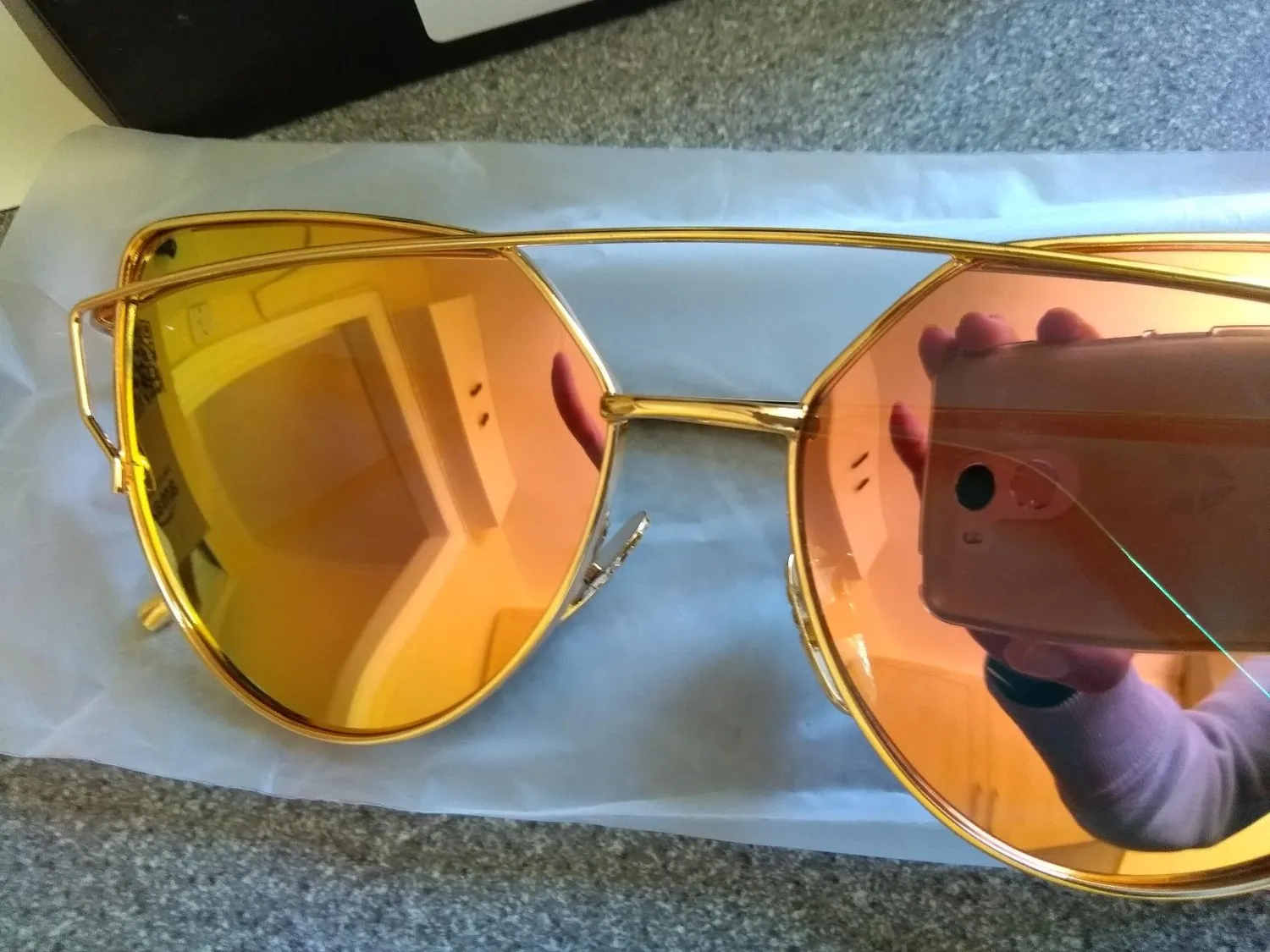 GQUEEN MT3 Cat Eye Sonnenbrille Damen UV400 übergroß