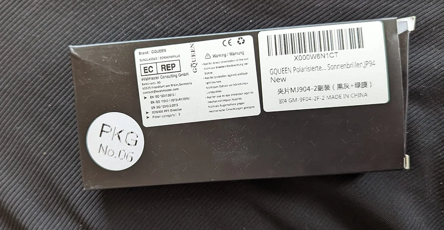 GQUEEN JP94 Sonnenclip polarisiert randlos