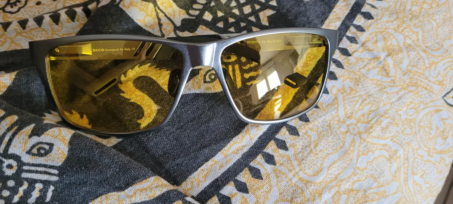 DUCO 3029HY Nachtsichtbrille Autofahrer gelb