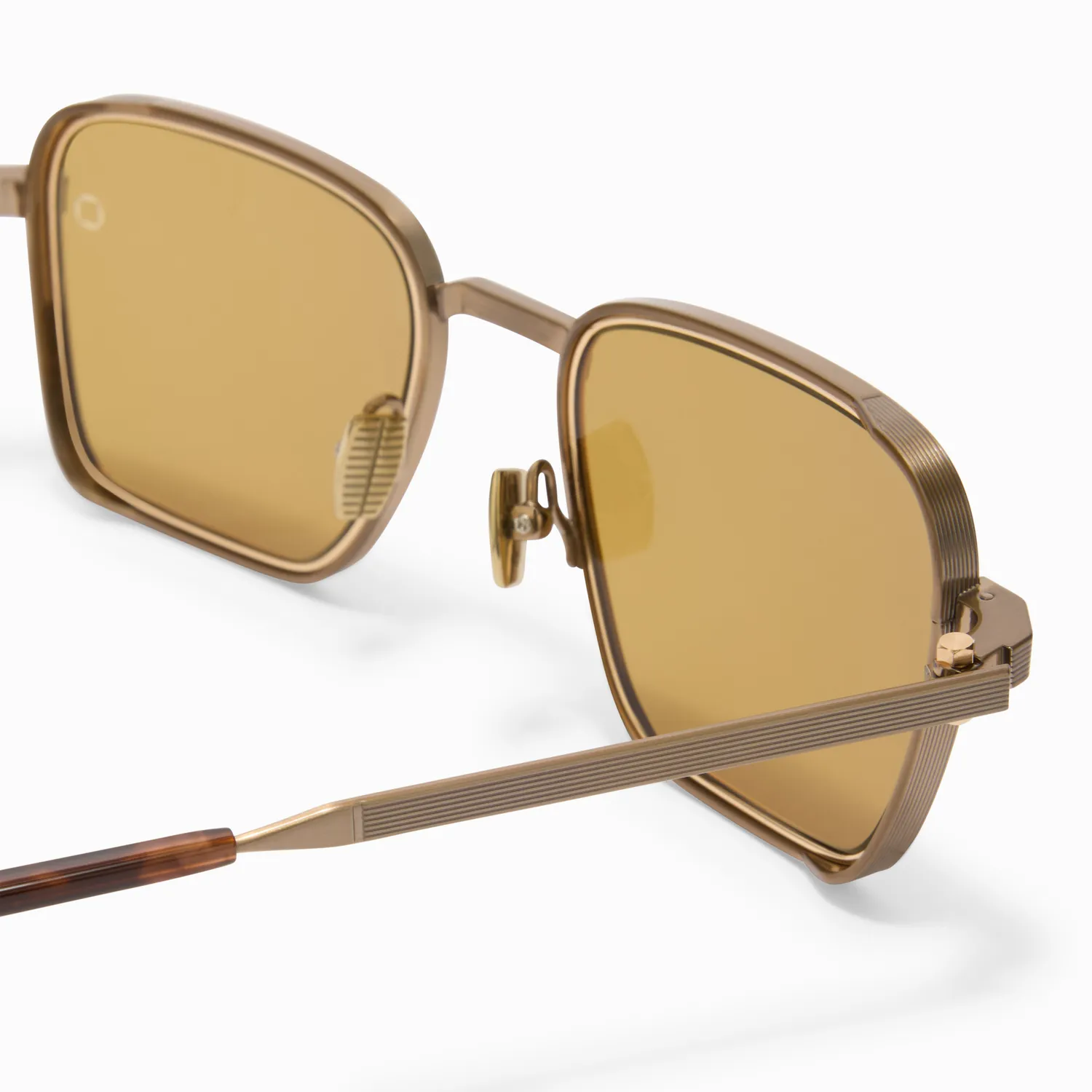 Akoni Optima Giano-Two Sonnenbrille Antique 12k Gold eckig
