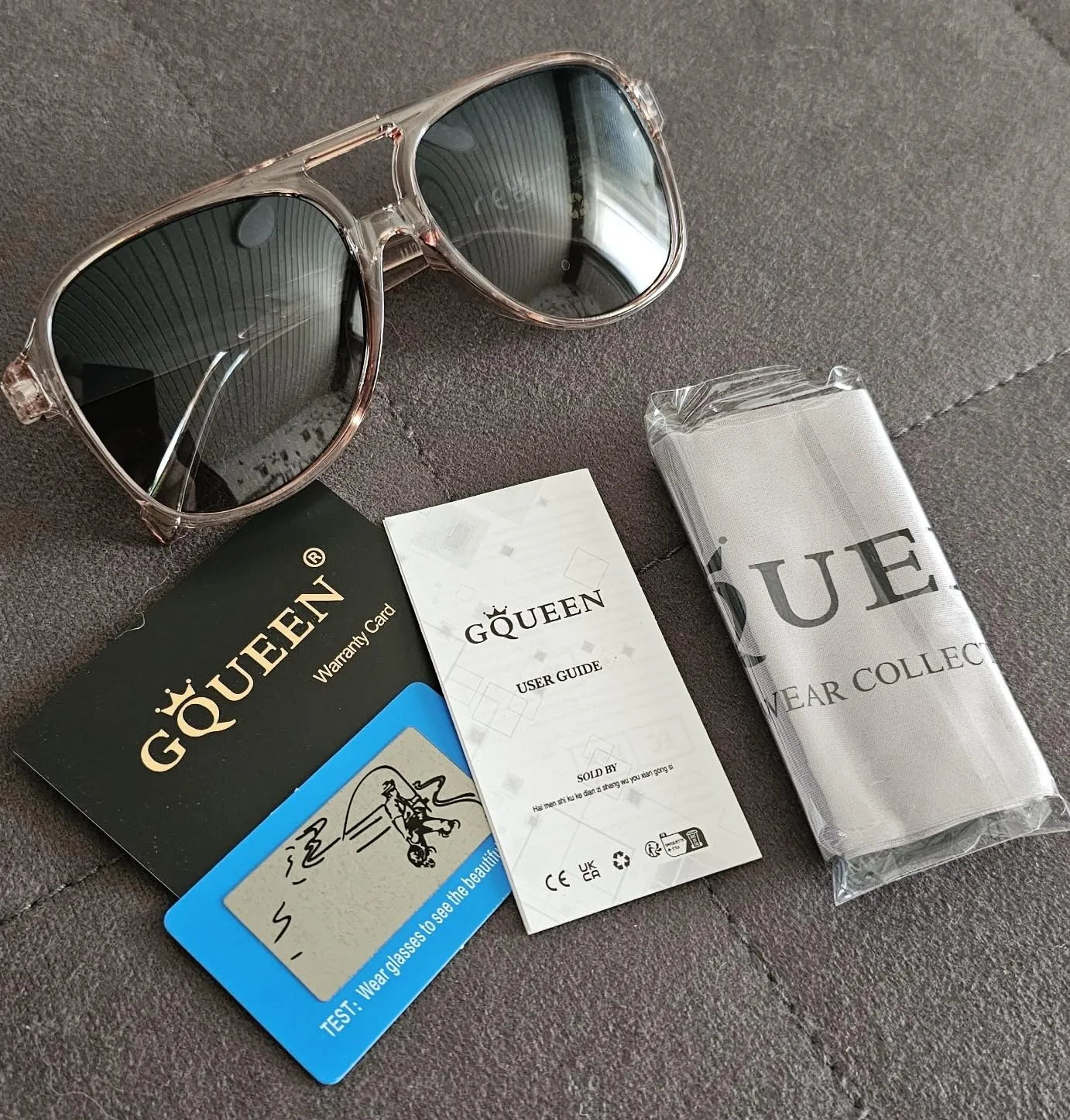 GQUEEN Retro 70s Piloten Sonnenbrille 2er Set