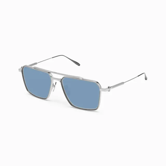 Akoni Optima Telesto Sonnenbrille Brushed Silver Gr. 56 Titan