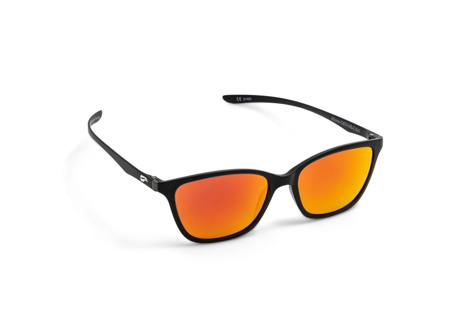 Flying Eyes Athene Sonnenbrille Matt Schwarz Grau eckig