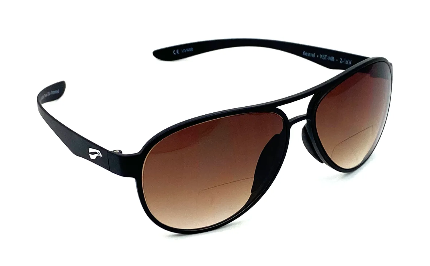 Flying Eyes Cooper Aviator Bifokalbrille Gradient Grau +2,0