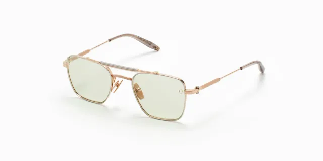 Akoni Etere Europa Sonnenbrille photochrom Größe 50 Titan