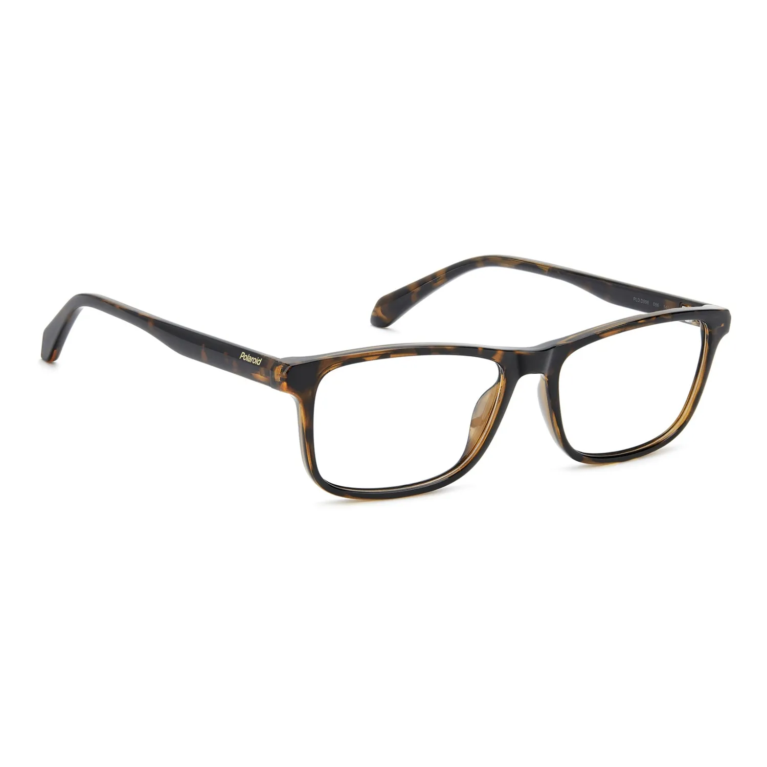 Polaroid PLD D598 Brille Havana eckig leicht