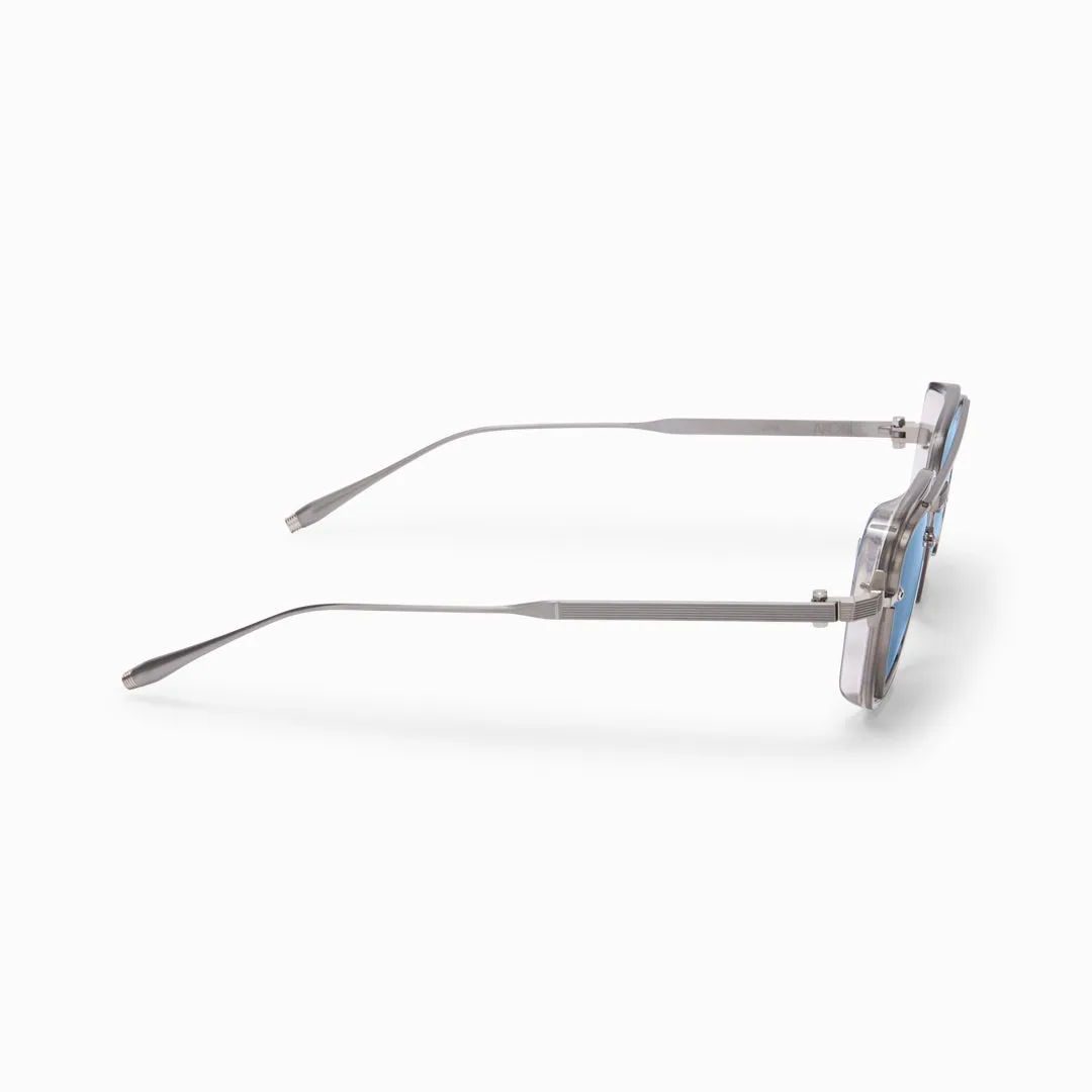 Akoni Horizon Jura Sonnenbrille Crystal Grey Doppelsteg