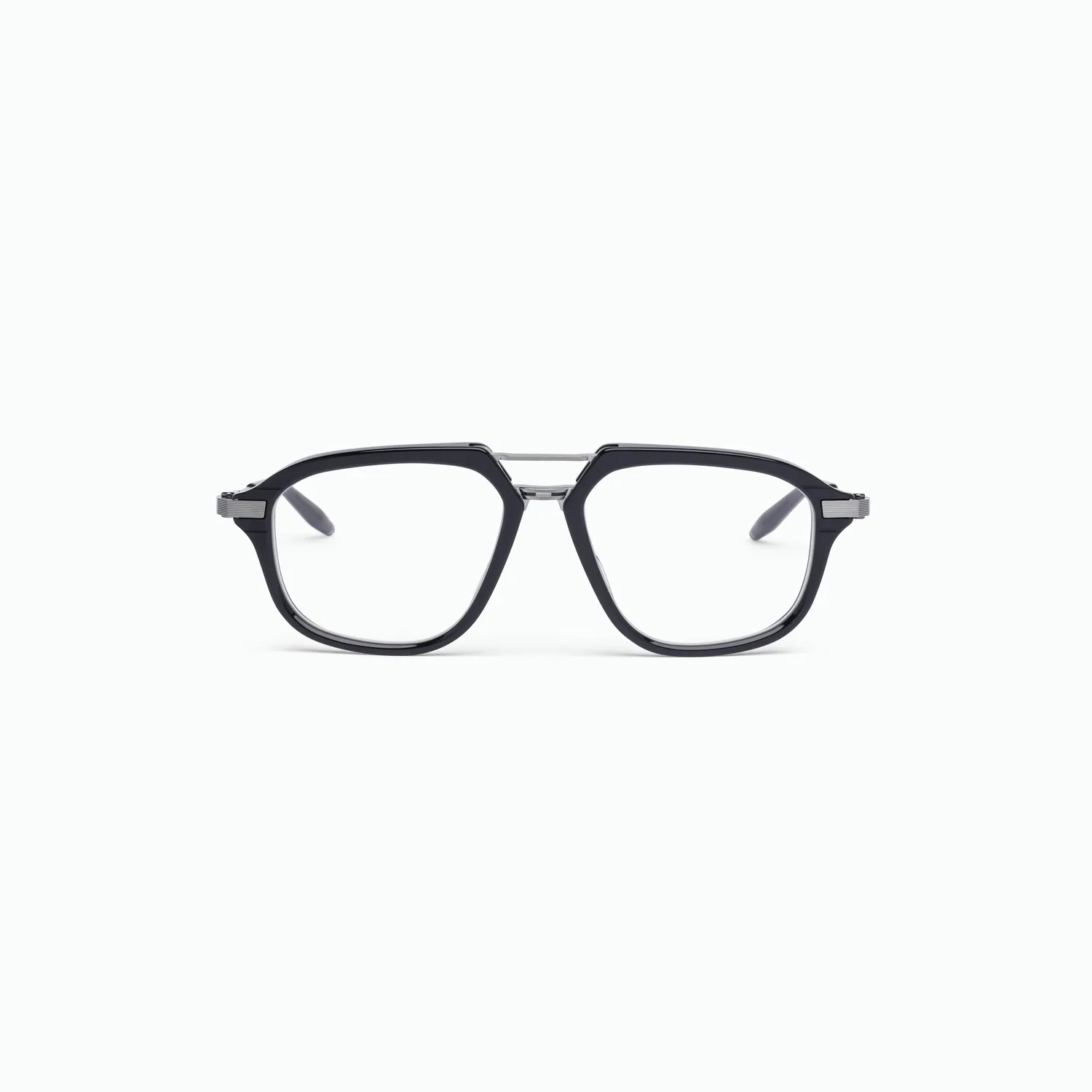 Akoni Horizon Iras Brille Schwarz Acetat-Titan