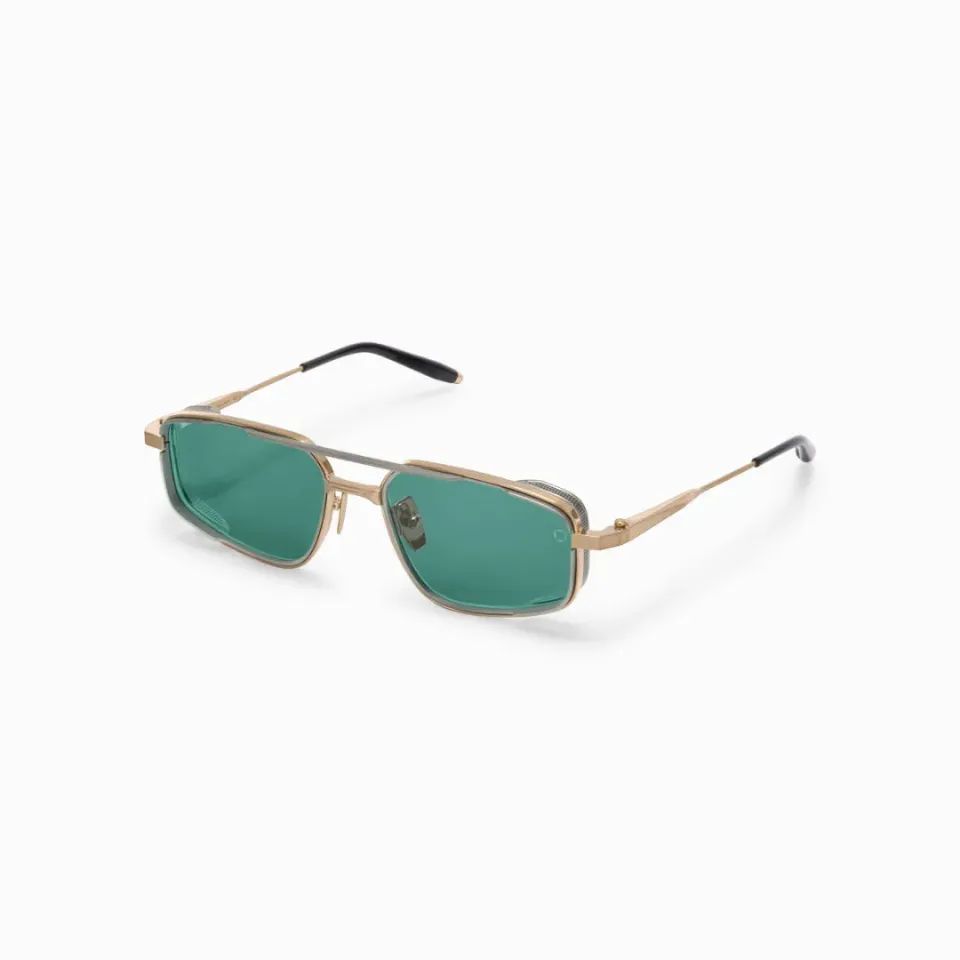 Akoni Delta Atlantis Sonnenbrille Brushed 12k Gold Titan