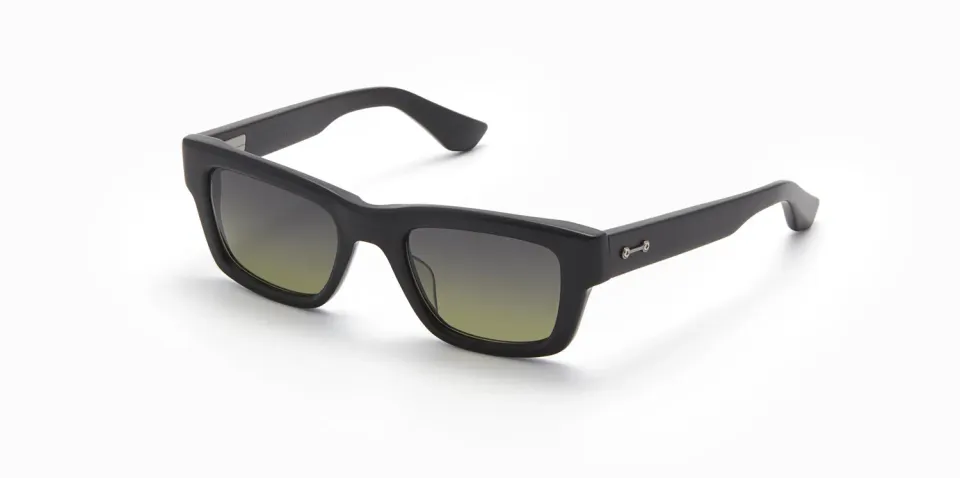 Akoni Etere Libra Sonnenbrille Matte Black eckig