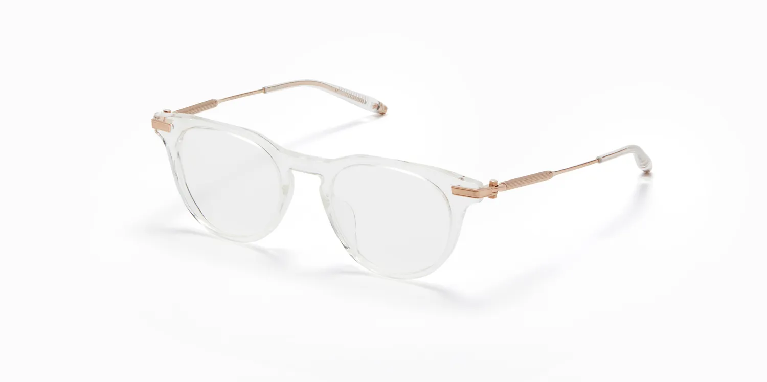 Akoni Delta Gemini runde Brille Matt Schwarz 50