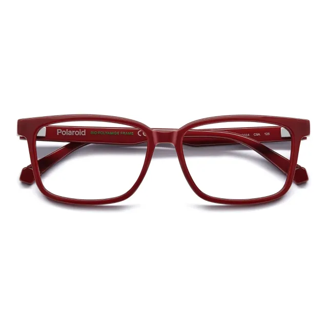 Polaroid PLD D844 Kinderbrille Rot eckig leicht