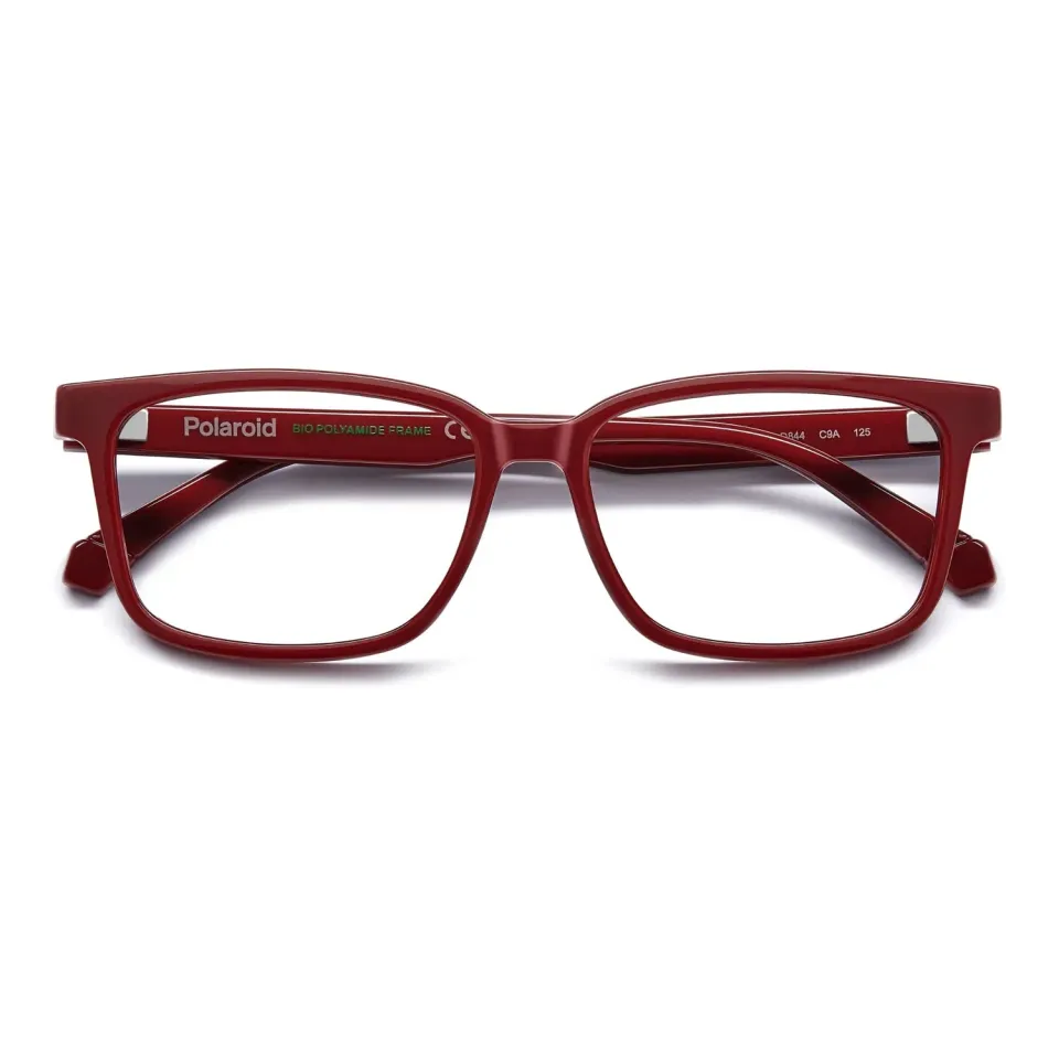 Polaroid PLD D844 Kinderbrille Rot eckig leicht