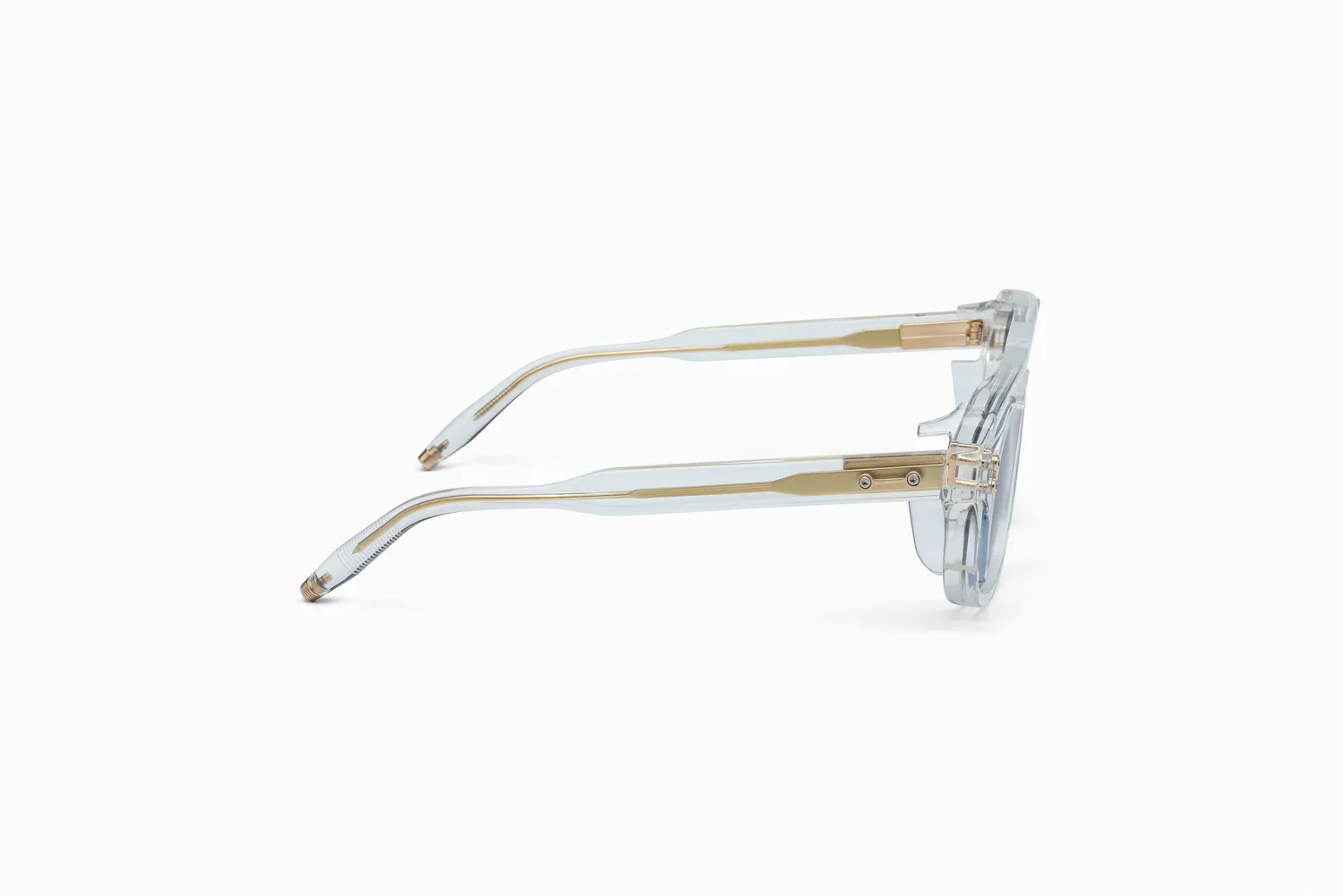 Akoni Etere Phoenix Sonnenbrille Crystal Clear Acetat