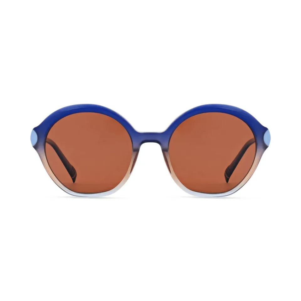 Morel Naxos 1 Sonnenbrille rund Damen Acetat
