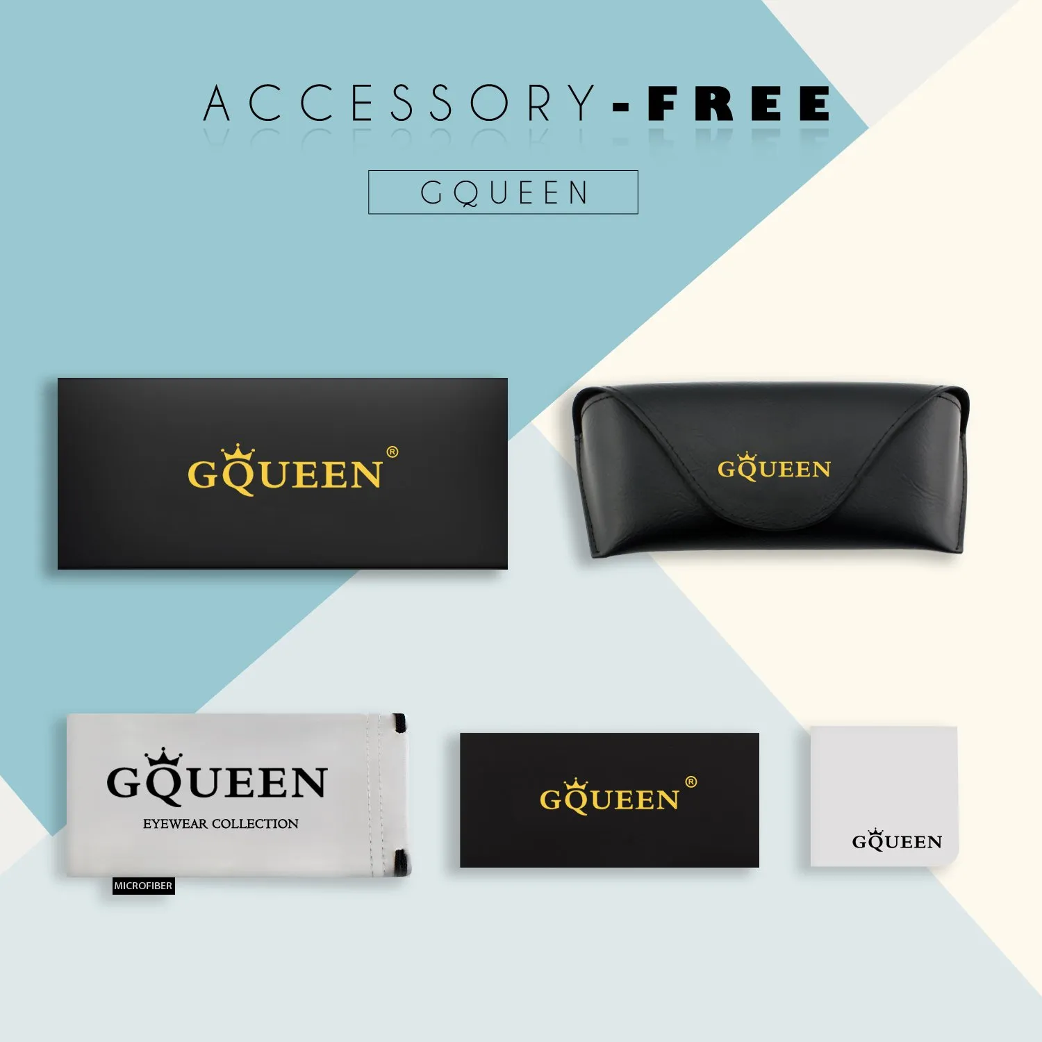 GQUEEN Runde Blaulichtfilter Brille Übergröße amber