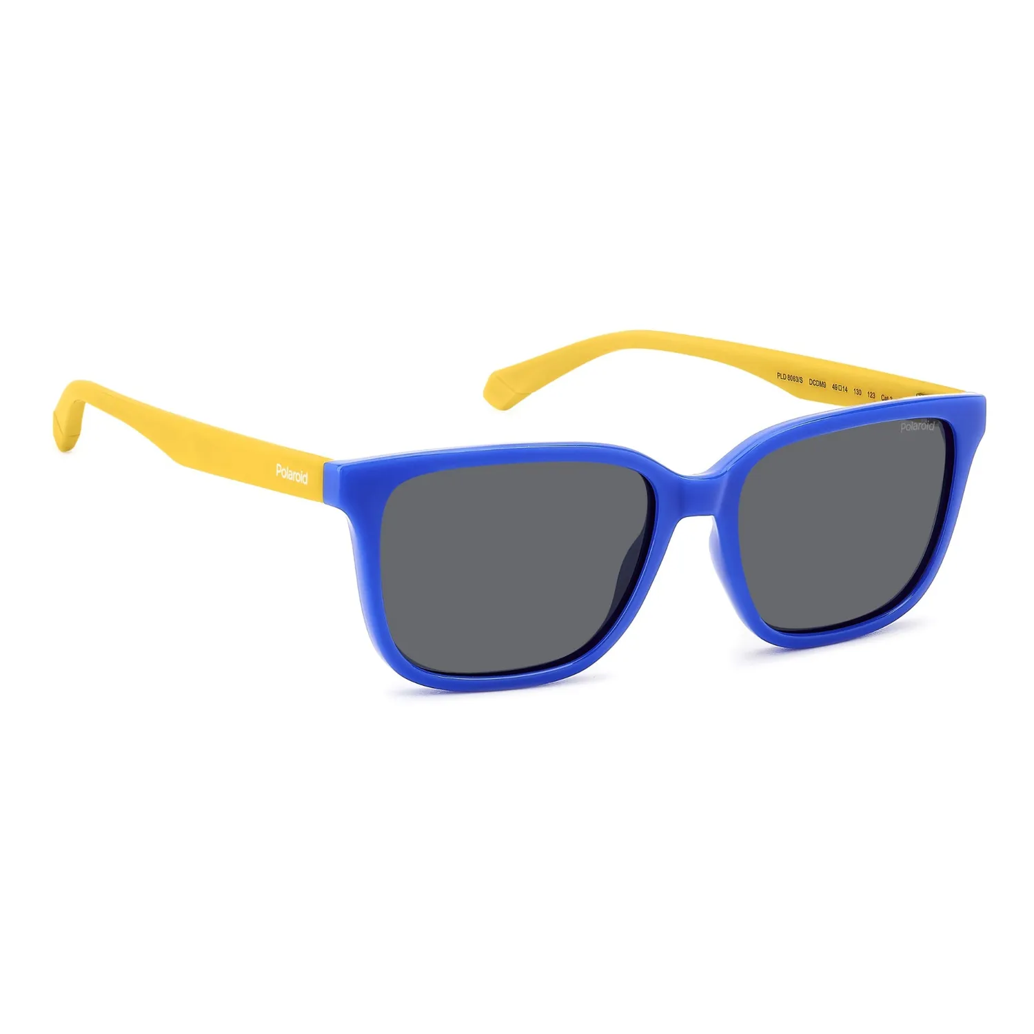 Polaroid PLD 8063/S Kinder-Sonnenbrille Blau Gelb polarisiert