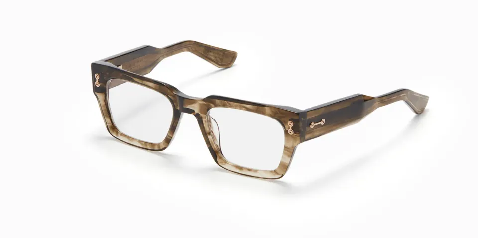 Akoni Optima Cosmo Rx Brille Green Swirl Acetat