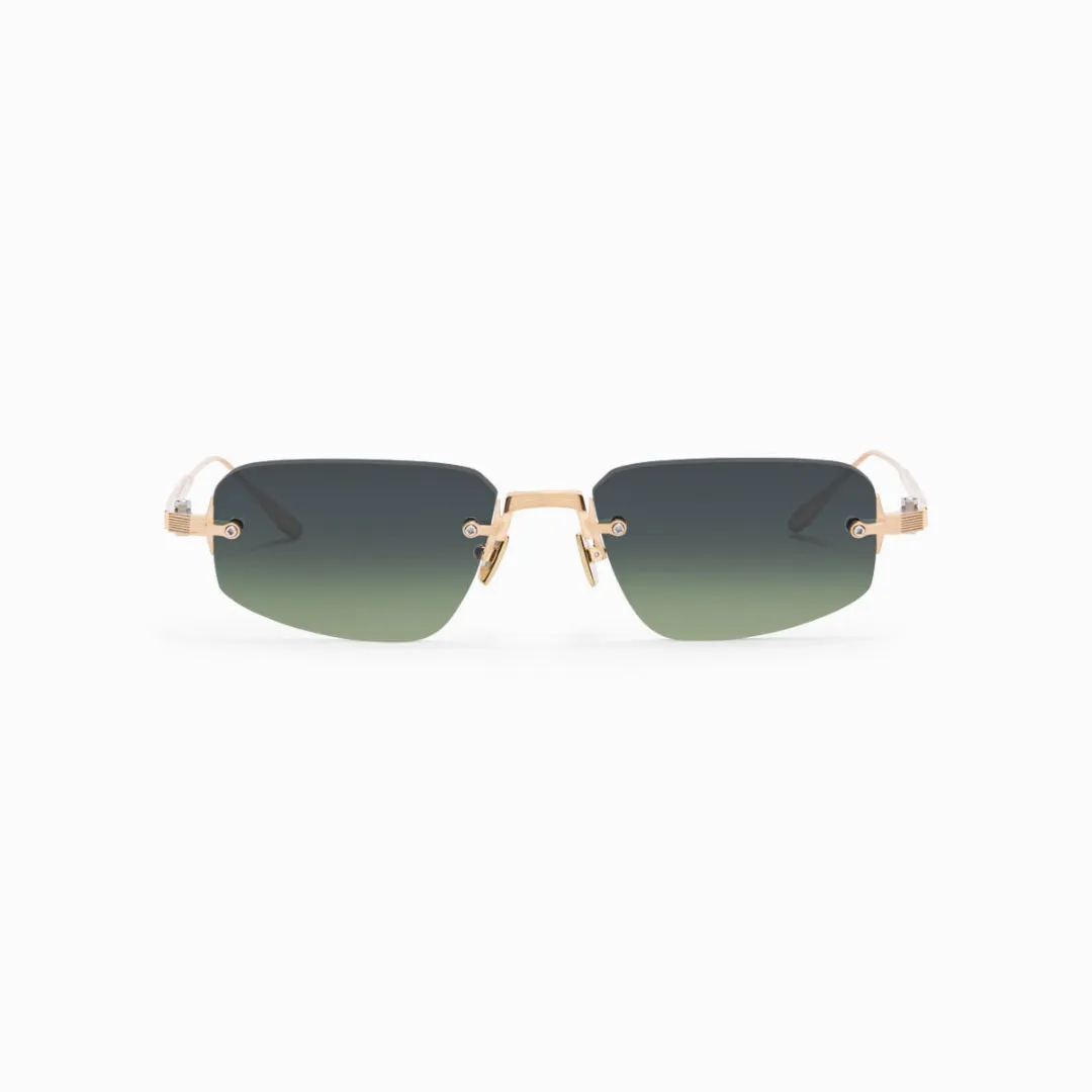 Akoni Juno-Three Delta Sonnenbrille Brushed 12k Gold 3mm